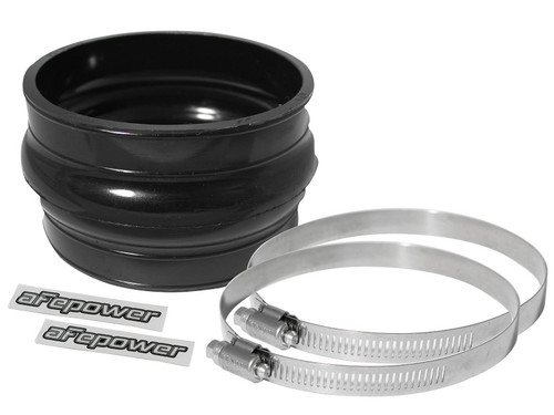 afe Magnum FORCE Intake Coupling Kit (4-1/2 IN ID x 3 IN L) Straight Coupler w/ Hump - Black - 59-00023 Photo - Primary