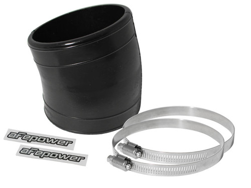 afe Magnum FORCE Intake Coupling Kit (3-1/2 IN ID x 3 IN L x 15 Deg.) Elbow Coupler - Black - 59-00030 Photo - Primary