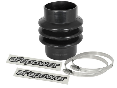 afe Magnum FORCE Intake Coupling Kit (3 IN ID to 3-1/8 IN ID x 4-3/4 IN L) Straight Black - 59-00074 Photo - Primary