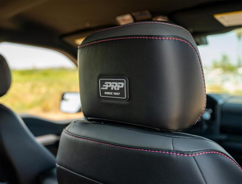 PRP 2021+ Ford 150/ 2023+ SuperDuty Front Seat Covers (Pair) - Custom - B094 Photo - Close Up