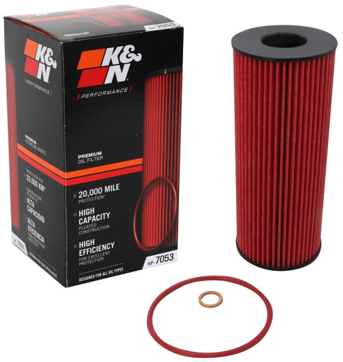 K&N Oil Filter Automotive 12-19 BMW X6 M50d 3.0L - HP-7053 Photo - out of package