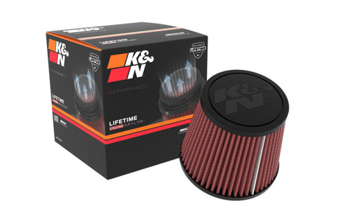 K&N 60mm Flg 113mm X 132mm B-Od 84mm X 89mm T-Od 1121mm H - RU-70032 Photo - out of package