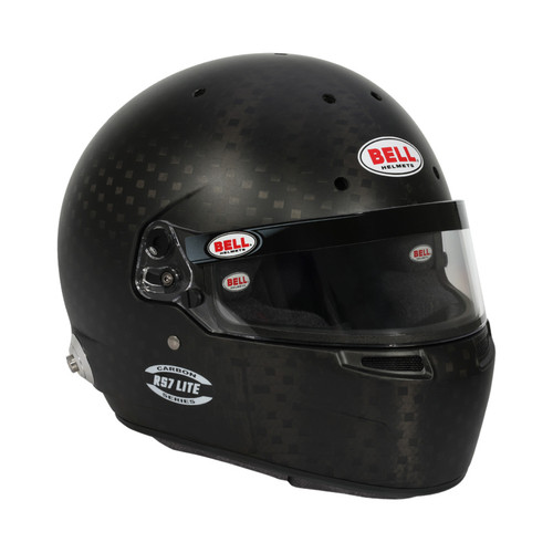 Bell Helmet Rs7 Carbon Lite (Hans) 61(7 5/8) Fia8859-2024/Sa2025 - 1237A91 Photo - Close Up
