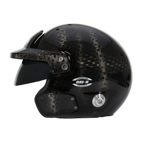 Bell Helmet Mag-10 Carbon (Hans) 61+(7 5/8 +) Fia8859-2024/Sa2025 - 1245222 Photo - Close Up
