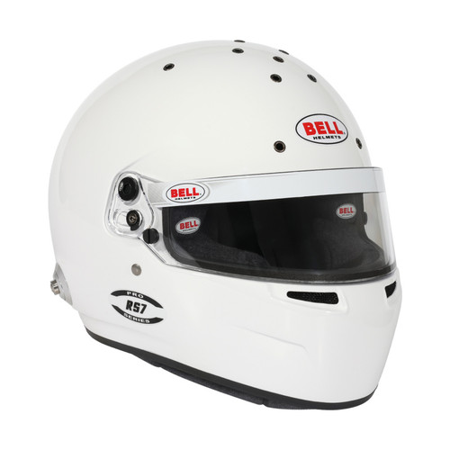 Bell Helmet Rs7 White (Hans) 58(7 1/4) Fia8859-2024/Sa2025 - 1310B27 Photo - Close Up