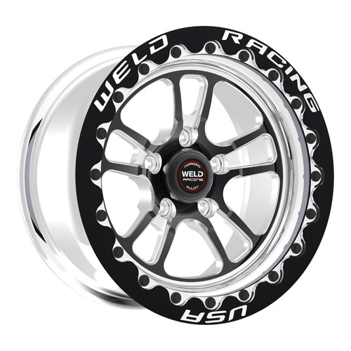 Weld S70 RT-S 17x10.5in / 5x120 BP / 7.7in. BS - Black Center - Polished Shell Wheel - 70HB7105N77F User 1