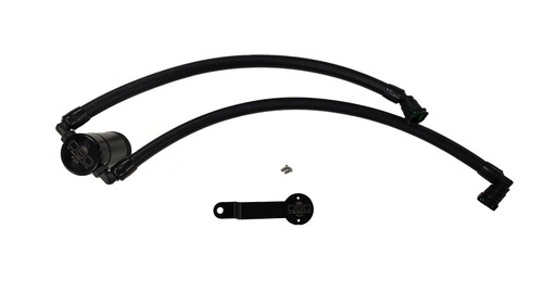 J&L 19-25 Dodge Ram 1500 3.6L PCV Side Oil Separator 3.0 - Black Anodized - 3126P-B Photo - Primary