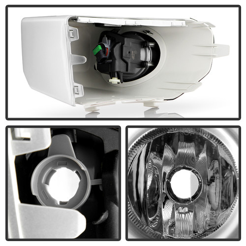 Spyder 07-14 Toyota FJ Cruiser OEM Style Fog Lights w/ Switch - Clear F-TFJ07-C - 9052224 User 2