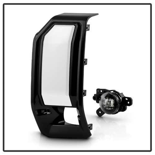 Spyder 24-25 GMC Sierra 2500HD/3500HD OEM Full LED Fog Lights w/Switch - Clear (FL-GS2024-25-LED-C) - 9054174 Photo - Unmounted