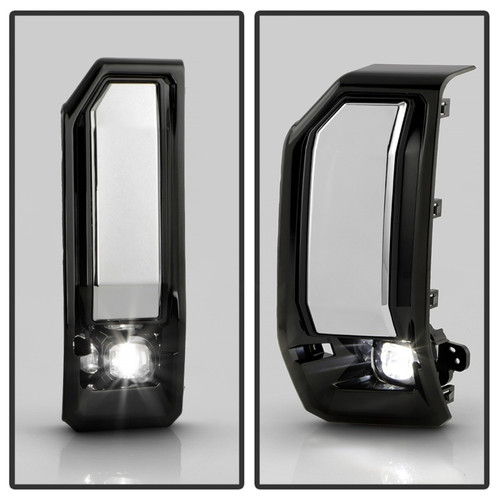 Spyder 24-25 GMC Sierra 2500HD/3500HD OEM Full LED Fog Lights w/Switch - Clear (FL-GS2024-25-LED-C) - 9054174 Photo - Unmounted