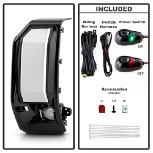 Spyder 24-25 GMC Sierra 2500HD/3500HD OEM Full LED Fog Lights w/Switch - Clear (FL-GS2024-25-LED-C) - 9054174 Technical Bulletin