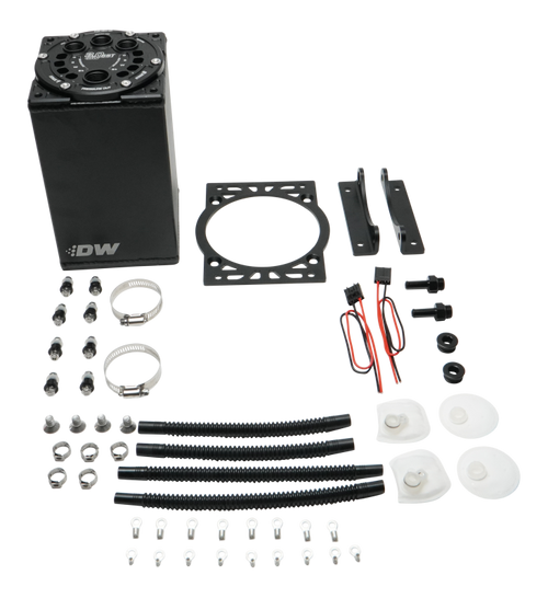 DeatschWerks 3.0L Staged Surge Tank w/o Pumps - 6-000-30ST Photo - lifestyle view