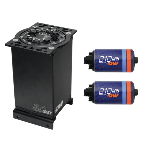 DeatschWerks 3.0L Staged Surge Tank w/ DW810 Fuel Pumps - 6-811-30ST Photo - Primary