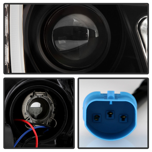 Spyder 08-19 Peterbilt 325 Passenger Side Projector Headlights - Black (PRO-YD-PB38600-R-BK) - 5088574 User 2