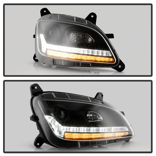 Spyder 13-19 Peterbilt 579 Passenger Side Projector Headlights - Black (PRO-YD-PB57914-SEQ-R-BK) - 5088598 User 5
