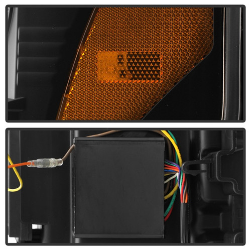 Spyder 17-19 Ford F-250/F-350/F-450 High-Power LED Headlights - Black (PRO-YD-FS17LEDAP-SEQSBGR-BK) - 5088994 Photo - Unmounted