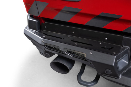 Addictive Desert Designs2025 Ram RHO Phantom Rear Bumper - Hammer Black Powder Coat - R630191190103 Photo - Close Up