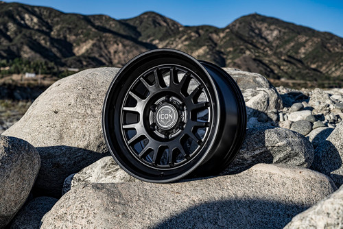 ICON Anza 17x8.5 5x150 25mm Offset 5.75in BS - Satin Black Wheel - 8217855557SB Photo - lifestyle view