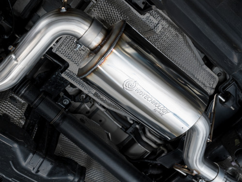 AWE Tuning 2024+ Toyota Land Cruiser / 2025+ Toyota 4Runner 0FG Cat-Back Exhaust w/ BashGuard - 3015-28056 Photo - Mounted