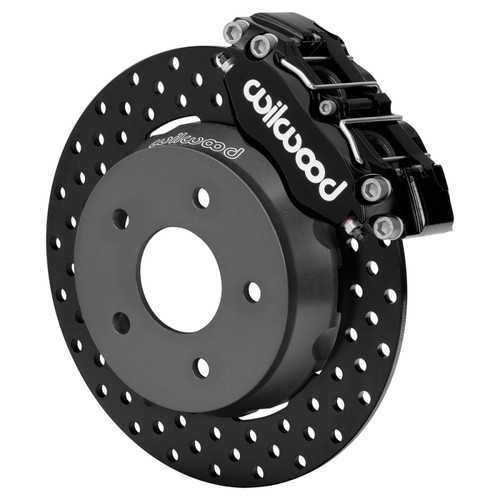 Wilwood 22-24 Polaris RZR Turbo/ Pro R 5-Lug Front Big Brake Kit - Drilled Rotors Black Powder Coat - 140-18059-D Photo - Primary