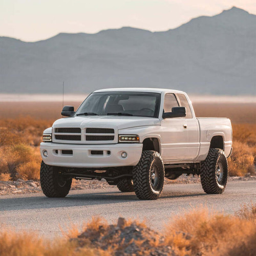 AlphaRex 94-01 Dodge Ram 1500 NOVA LED Headlights Chrome w/ Activ. Light Seq. Signal and SB DRL - 880351 Photo - Primary