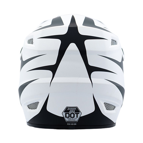 Answer 26 AR1 Mototown Helmet Glossy White/Grey/Black Youth - Large - 475252 User 1