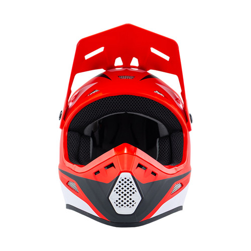 Answer 26 AR1 Mototown Helmet Glossy Red/White//Black Youth - Medium - 475254 User 1