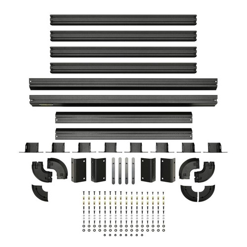 Westin EXP Roof Rack for Mid Size EXP Truck Cap (RACK ONLY - NO CAP) 45x55in. - Tex. Blk - 15-00145 Photo - Close Up