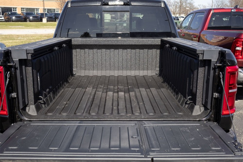 WeatherTech 19-24 Dodge Ram 1500 / 21-24 Dodge Ram TRX 5ft 7in Bed (w/ Ram Box) ImpactLiner - Black - 36702IM Photo - Primary