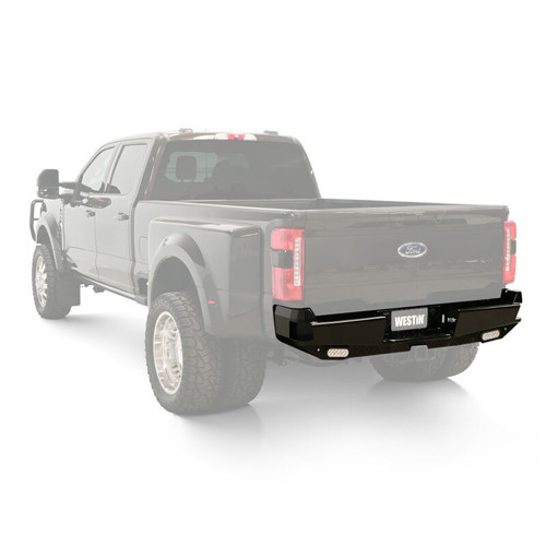 Westin 23-25 Ford F-250/350/450/550/600 HDX Bandit Rear Bumper - Black - 58-341205 Photo - Primary