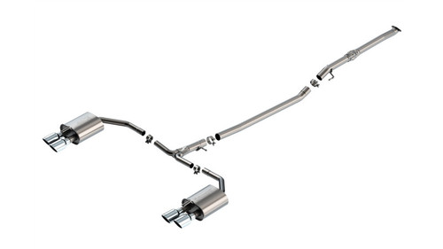 Borla 2025 Kia K5 GT 2.5L 4 Cyl S-type Cat-Back Exhaust w/ 3.5in Tips - 141014 Photo - Primary