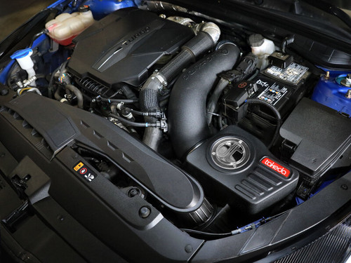 aFe 21-26 Kia K5 L4-2.5L (t) Takeda Momentum Cold Air Intake System w/ Pro DRY S Filter - 56-70073D Photo - Mounted