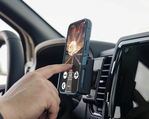 aFe 20-26 GM Trucks/SUV L6-3.0L (td) Power Pack Stage 3 - Momentum Intake & P2M Throttle Enhancer - 50-70121TBP Photo - Mounted