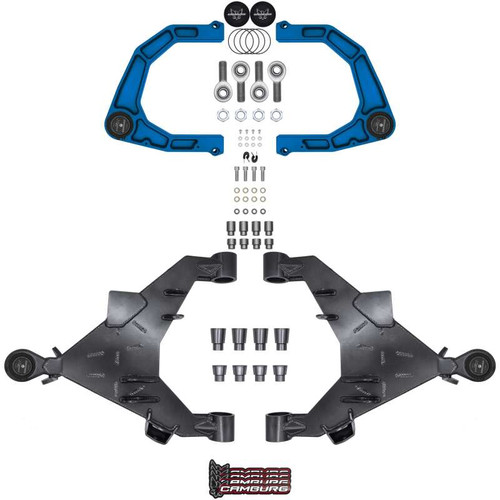 Camburg 22-25 Toyota Tundra 2WD/4WD Blue KINETIK Uniball Trail Series LT Kit w/ Billet XJ UCA - CAM-310217-KX-BLU Photo - Primary