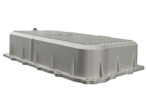 aFe 20-26 GM Trucks L6 3.0L Transmission Pan - Raw / Machined Fins - 46-71420A Photo - Unmounted