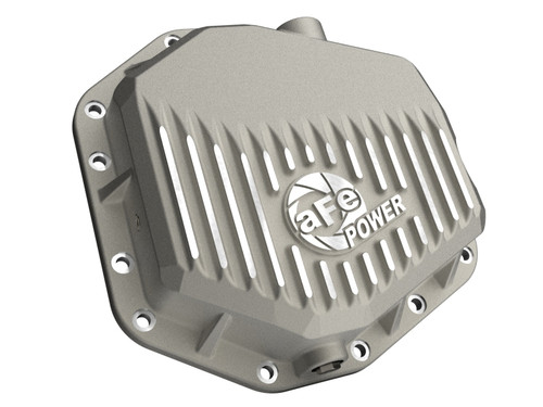 aFe 22-25 Ford Bronco Raptor V6 Rear Diff Cover - Raw w/ Machined Fins - 46-71460A Photo - Unmounted