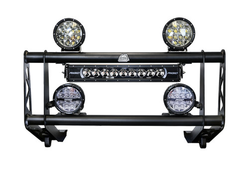 aFe 2024+ Toyota Land Cruiser (J250) L4 2.4L Terra Guard Bull Bar w/ RIGID Lights - 79-27021L Photo - Unmounted