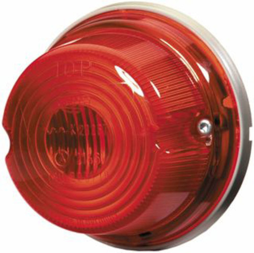 Hella 1259 Red Tail Lamp w/ Chrome Base - 001259751 Photo - Primary