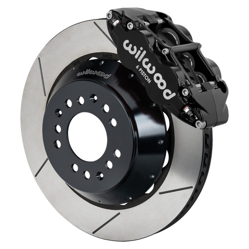 Wilwood Narrow Superlite 6R Front Kit 14.00in Slotted Rotors - Black - 140-17986 Photo - Primary