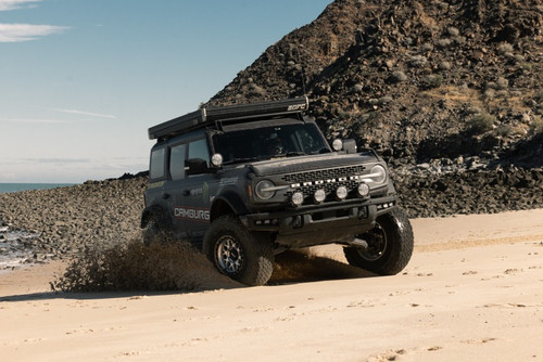 Camburg 21-25 Ford Bronco 21-25 Trail Series L/T Kit w/ Axles (BILLET XJ UCA) (GOLD) - CAM-110243-KX-GLD Photo - lifestyle view