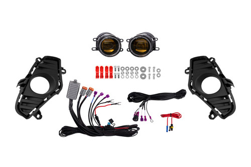 Diode Dynamics 19-22 Toyota RAV4 Elite Series Add-On Fog Lamp Kit - Yellow - DD8818 Photo - Primary