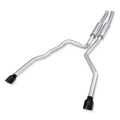 Stainless Works 21-24 Ram TRX 6.2L Legend Catback w/ Matte Black Tips - RAM21CBLB Photo - Primary