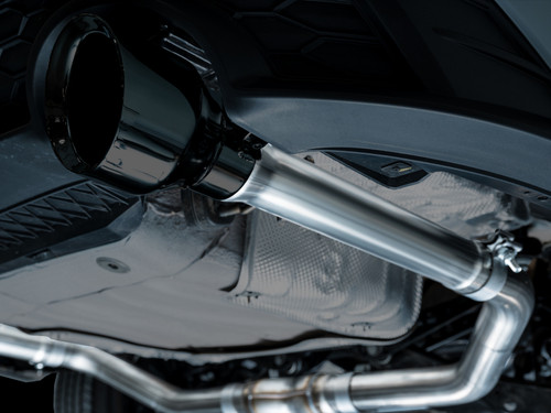 AWE Tuning 22-25 Volkswagen Jetta GLI Track Edition Exhaust - Diamond Black Tips - 3020-33275 Photo - Mounted