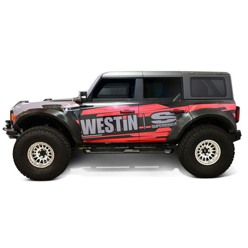 Westin 21-25 Ford Bronco 4dr (Excl. Bronco Sport) AT6 Running Boards - Black - 24-64195 Photo - lifestyle view