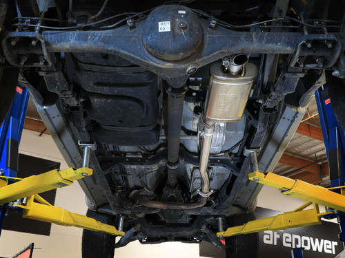 aFe 05-15 Toyota Tacoma V6 4.0L ROCK BASHER 2-1/2in 409SS Cat-Back Hi-Tuck Exhaust System - 49-46090 Photo - Mounted