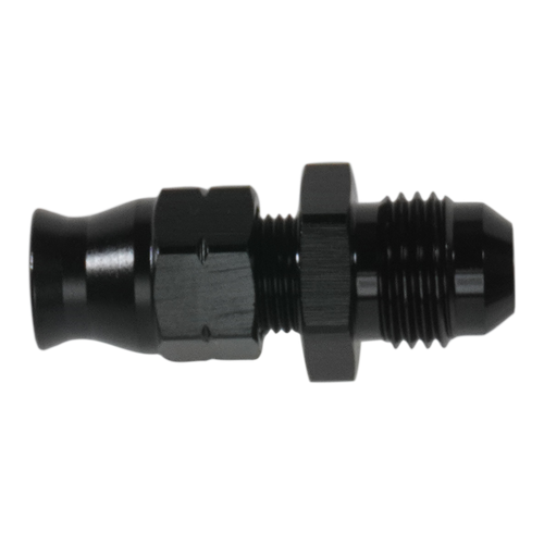 DeatschWerks 6AN Male Flare To 1/4in Hardline Compression Adapter - 6-02-0150-B Photo - Primary
