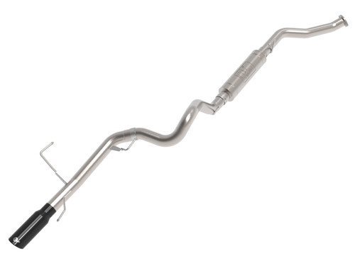 aFe 22-26 Toyota Land Cruiser (J300) Vulcan Series 3in Stainless Steel Exhaust System w/ Black Tip - 49-36064-B Photo - Primary
