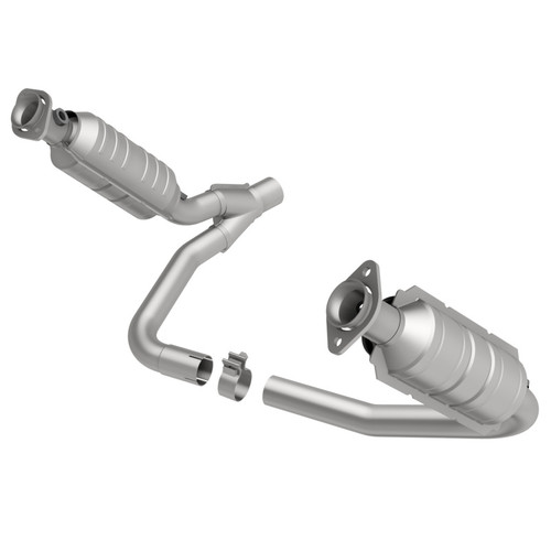 MagnaFlow Direct Fit Catalytic Conv 05-06 Dodge Dakota/2006 Mitsubishi Raider 3.7L Y-Pipe Assembly - 49462 Photo - Primary