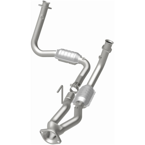 MagnaFlow Direct Fit Catalytic Converter 05-06 Jeep Grand Cherokee 3.7L Y-Pipe Assembly - 49687 Photo - out of package