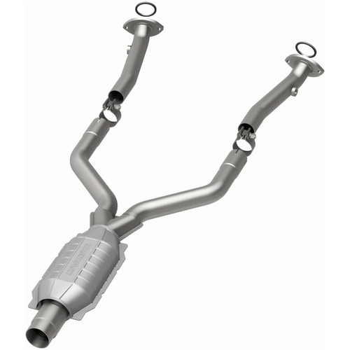 MagnaFlow Direct Fit Catalytic Converter 01-06 Lexus LS430 4.3L Rear - 51454 Photo - Unmounted